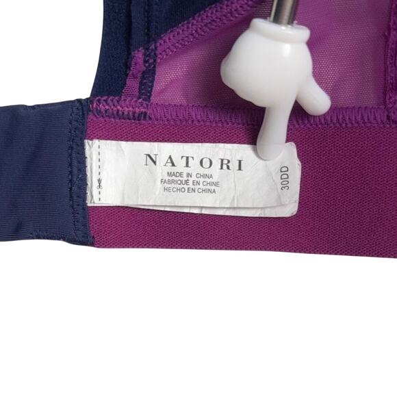 Natori Gravity Contour Underwire Sports Bra 30DD Twilight Bright Blush Coolmax - Picture 5 of 8